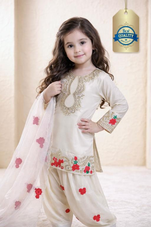 Premium Quality Ready To Wear OC 245 Crep White Bulk kids wear suppliers in Mumbai